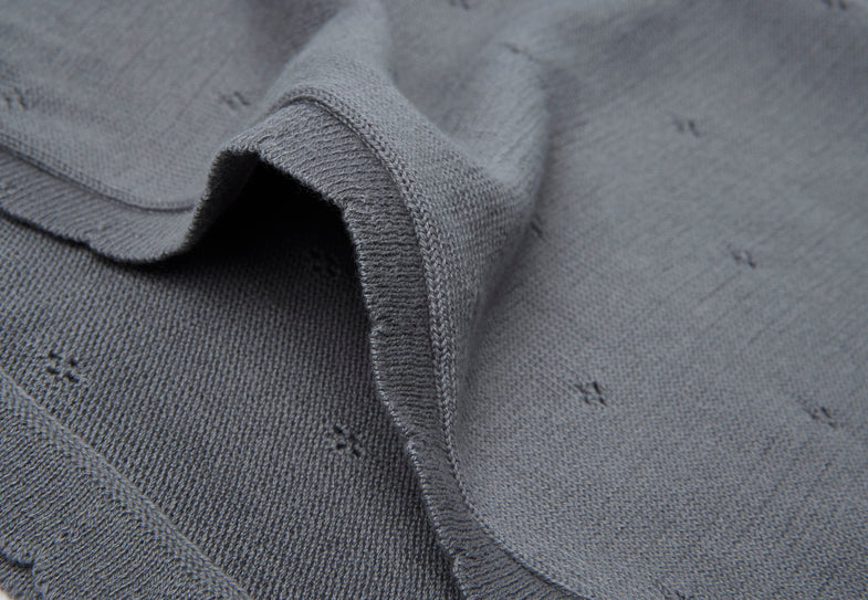 Jollein Blanket 75x100cm Blanket Knitted | Storm Grey