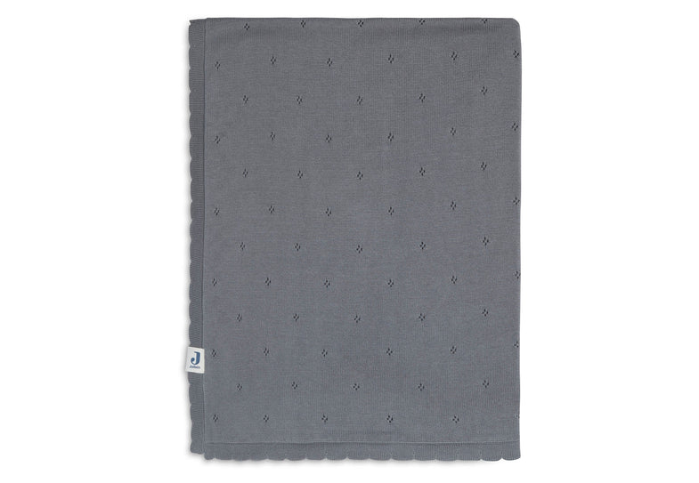 Jollein Blanket 75x100cm Blanket Knitted | Storm Grey