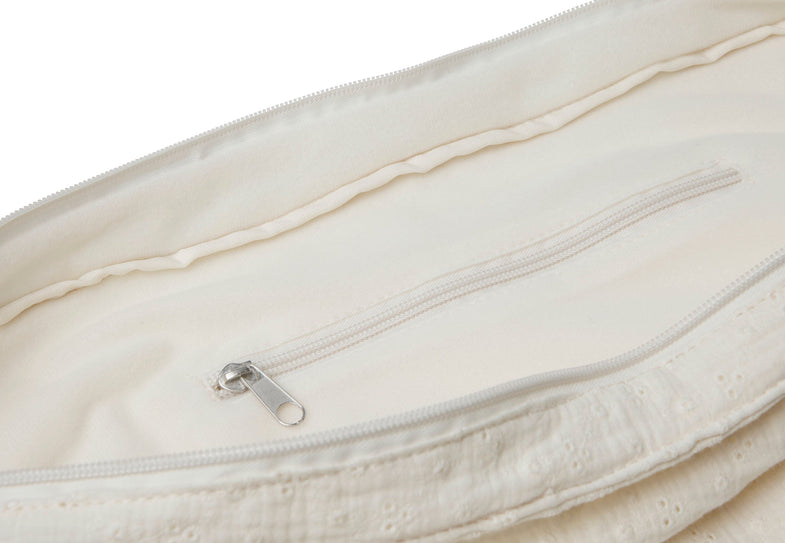 Jollein Shopper diaper bag Embroidery | Ivory