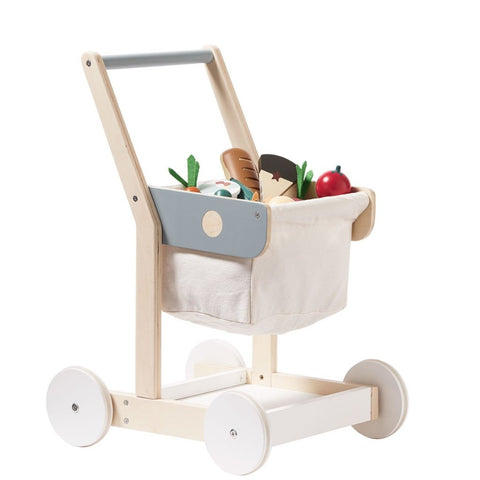Kid's Concept Wooden Shopping Cart