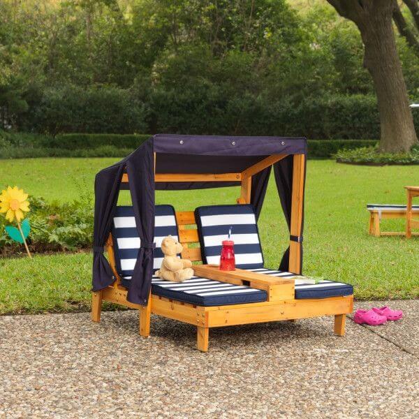 Kidkraft Children's Double Lounger | Navy