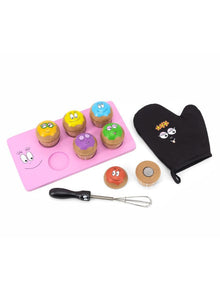 Label Label Barbapapa Wooden Cupcakes Set