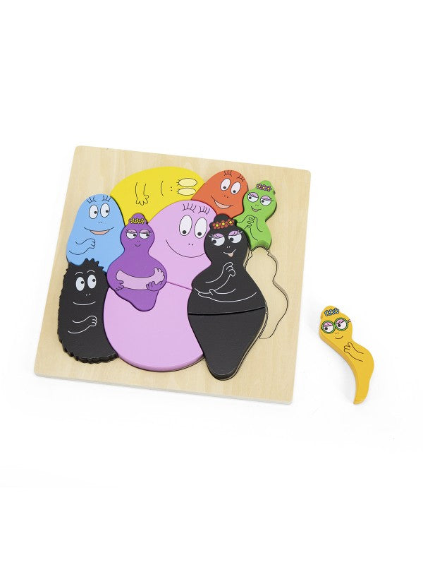 Label Label Barbapapa wooden insert puzzle