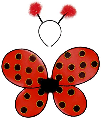 Great pretenders ladybug wings and diadem | +3 years