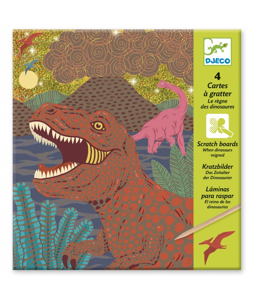 Djeco craft set scratch | Dinosaurs