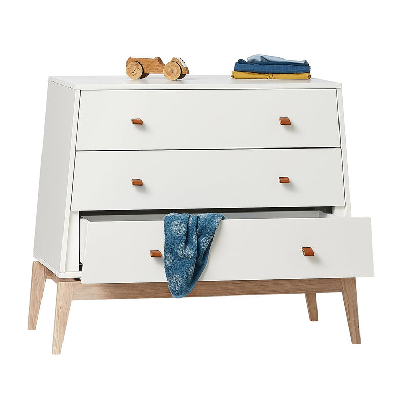 Leander Luna Dresser I White/Oak