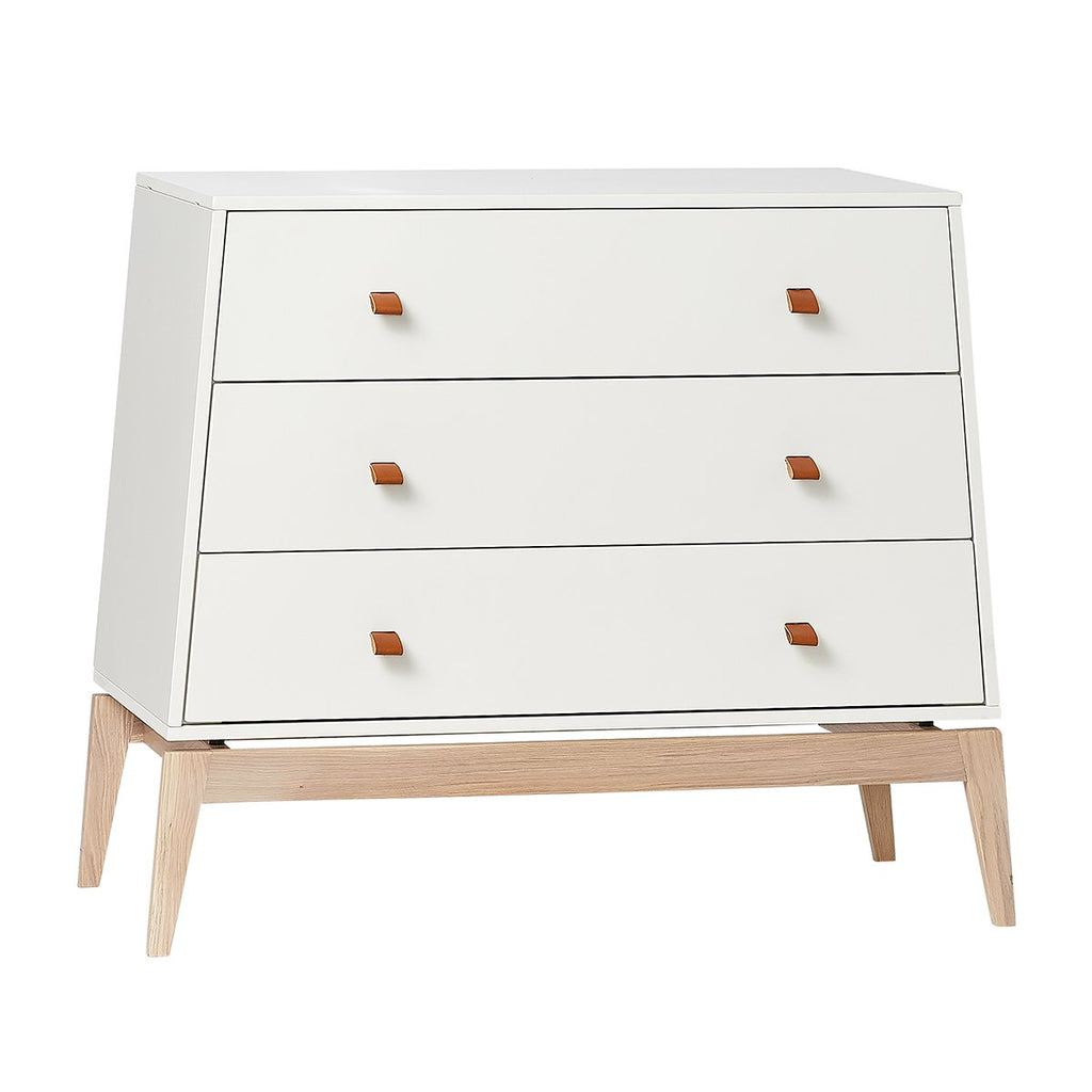 Leander Luna Dresser I White/Oak