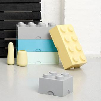 Lego Opbergbox Brick 8 Lichtgeel - DE GELE FLAMINGO - 2