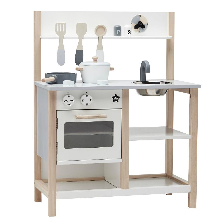 Kid's Concept Wooden Kitchen Natural /White