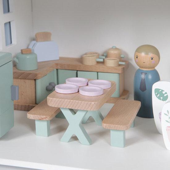 Little Dutch Dollhouse Playset | Kitchen 19-piece