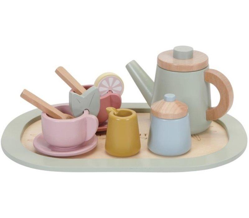 Little dutch wooden tea set