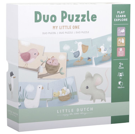 Little Dutch Duo Puzzle Flowers & Butterflies