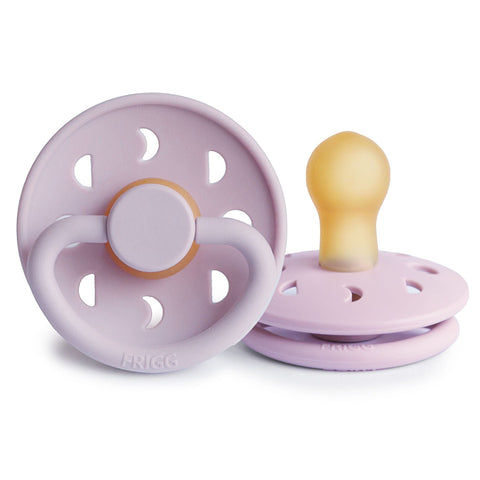 Frigg Moon Latex Pacifier 0-6m | Soft lilac