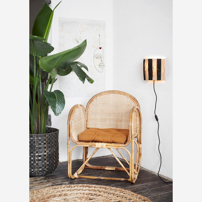 Madam Stoltz Bamboo Chair I Natural
