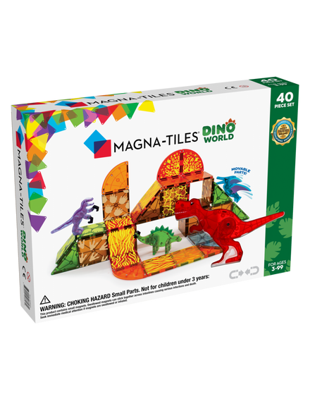 Magna-Tiles Dino World | 40-piece set