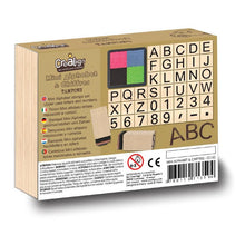 Créalign Wooden Stamp Set Alphabet ABC