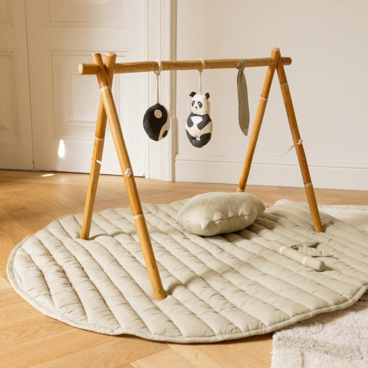 Lorena Canals Play Carpet Ø100cm | Bamboo Leaf