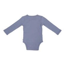 Little Dutch Romper Pink with Long Sleeve | Rib Blue