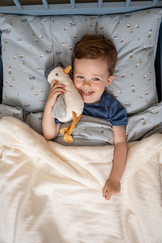 Little Dutch Crib blanket 110x140cm | Pure Soft White
