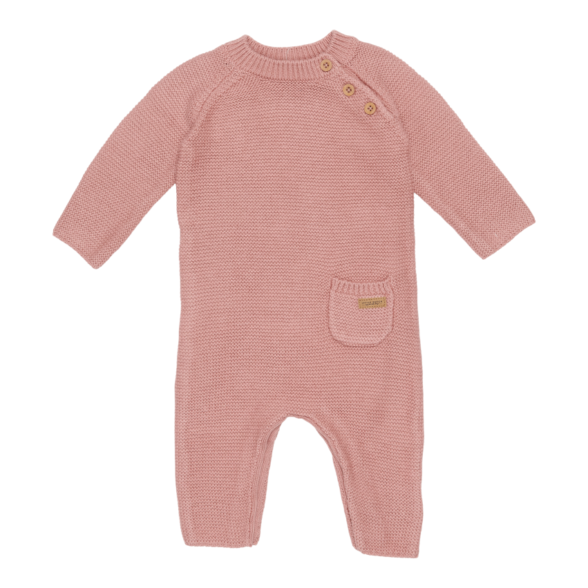 Little Dutch Baby suit Onesie Knit | Pink