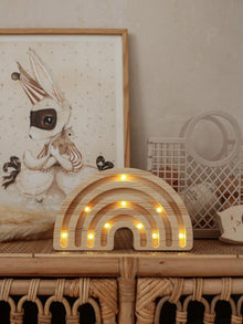 Little Lights Lamp Mini Rainbow | Wood