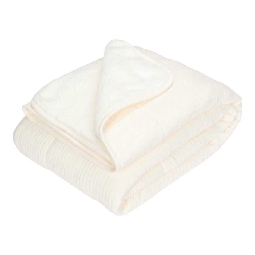 Little Dutch Crib blanket 110x140cm | Pure Soft White
