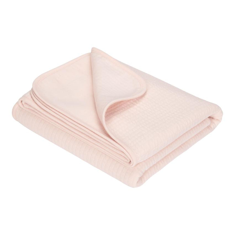 Little Dutch Summer crib blanket 110x140cm | Pure Soft Pink