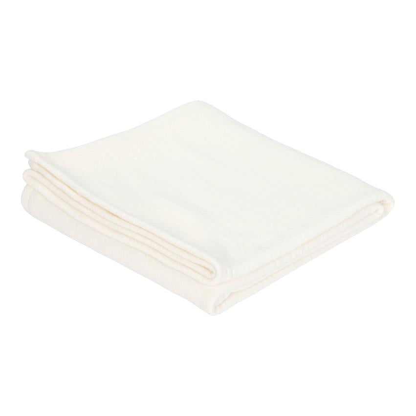 Little Dutch Swaddle Hydrophilic cloths 120x120cm | Pure Soft White