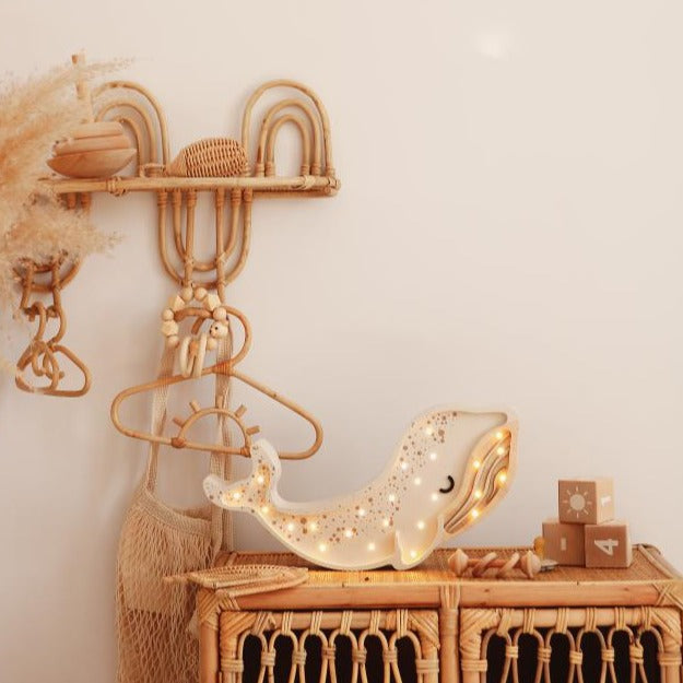 Little Lights Lamp Whale | Albino White