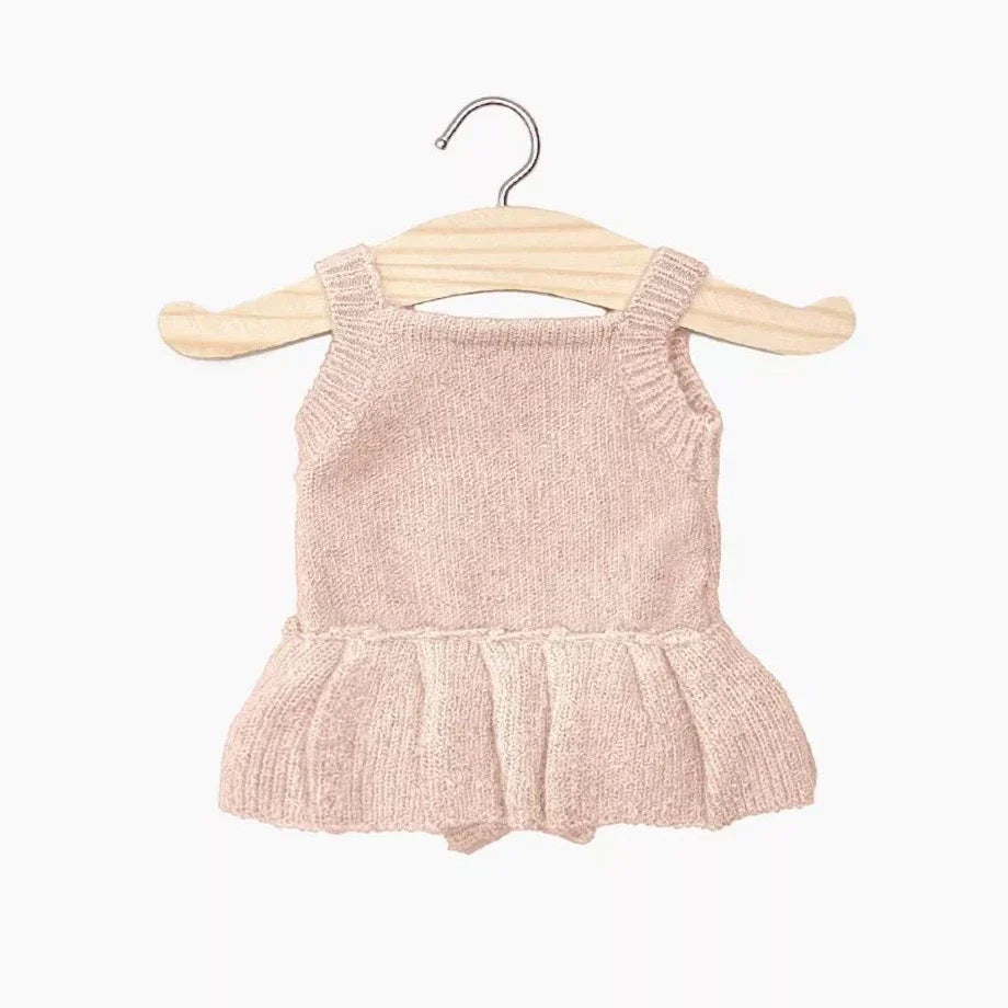 Minikane doll clothes Orléane Knitted Romper | Pink baby