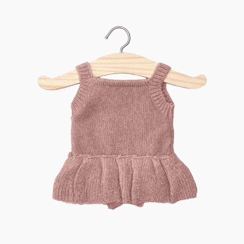 Minikane doll clothes Orléane Knitted Romper | Rose Thé