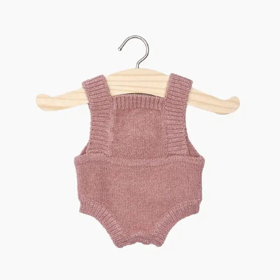 Minikane doll clothes Lou Knitted Romper | Rose Thé