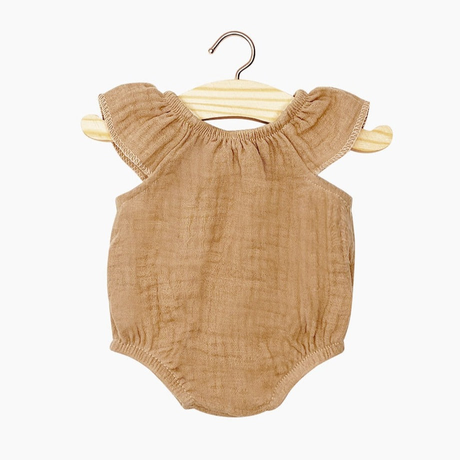 Minikane doll clothes Clara Romper | Brown Sugar