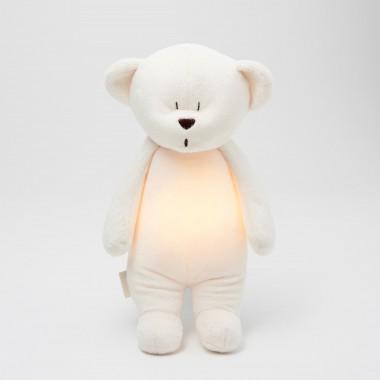 Moonie Cuddle Toy Heart Rate and Light | Bear Cream