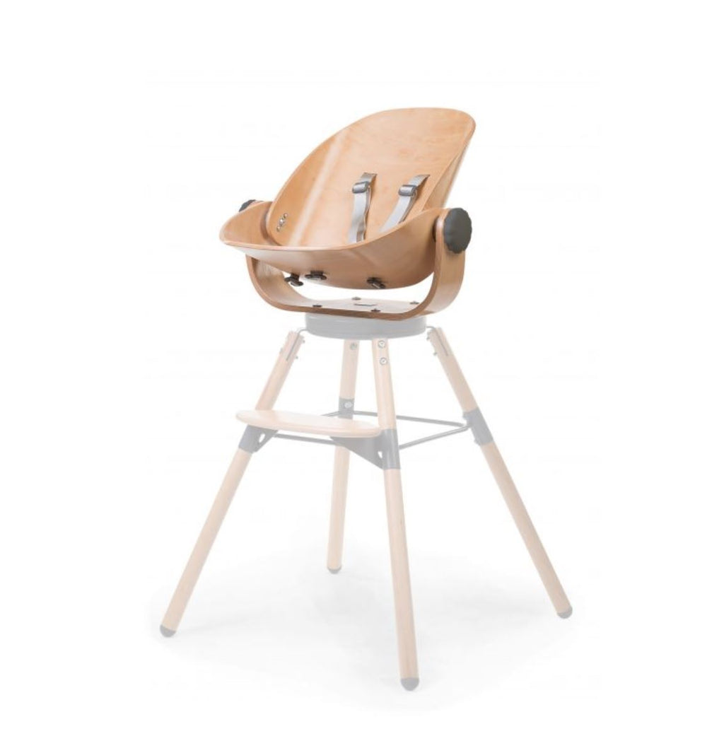 Childhome Evolu - Wood Rock Newborn Seat Natural - Anthracite