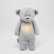 Moonie Cuddle Toy Heart Rate and Light | Bear Silver