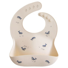 Mushie Bibs Silicone Bib - Whales