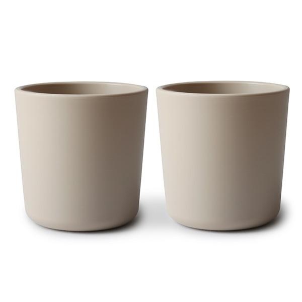 Mushie Drinking Cup Set 2 pieces | Vanilla