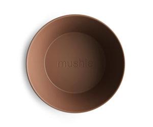 Mushie Set 2 Bowls Round | Caramel
