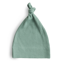 Mushie Baby Beanie Ribbed | Roman Green