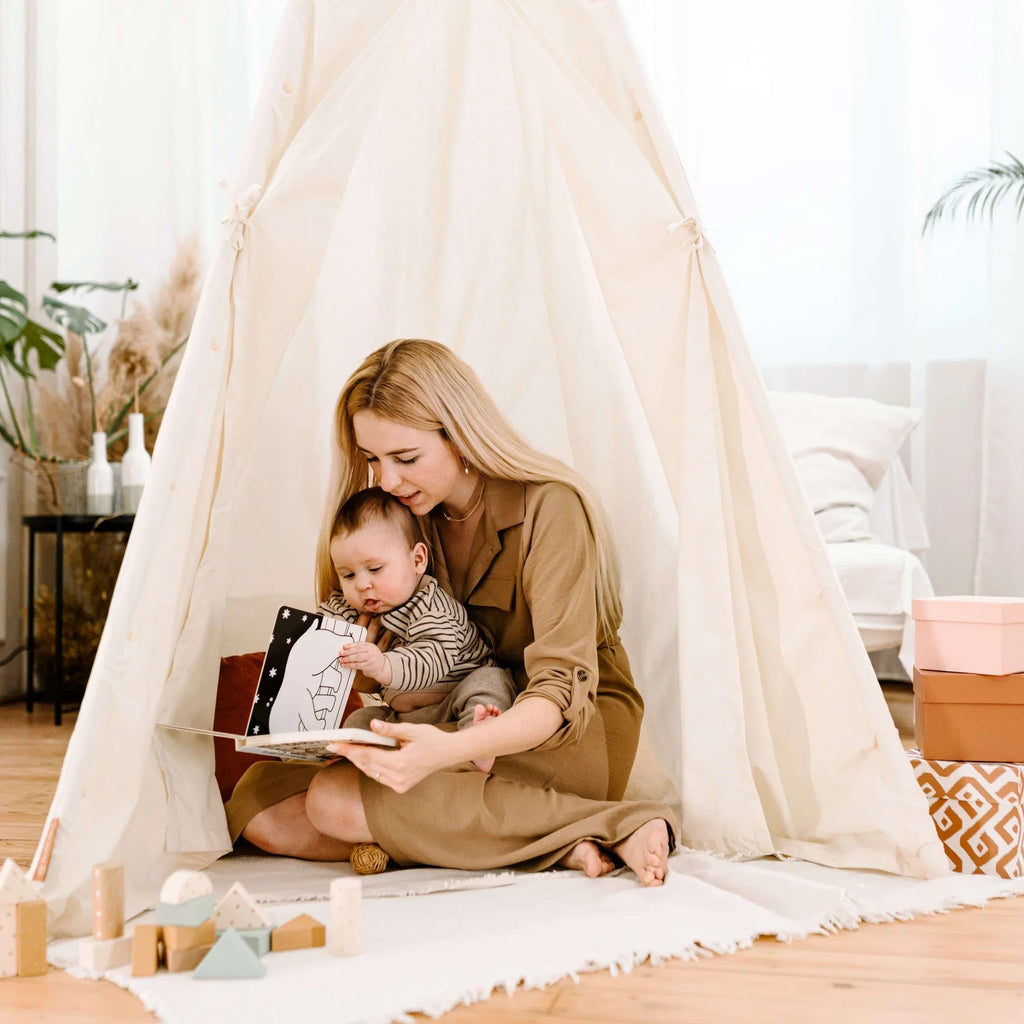 Nonomo Teepee tent 4 legs | White