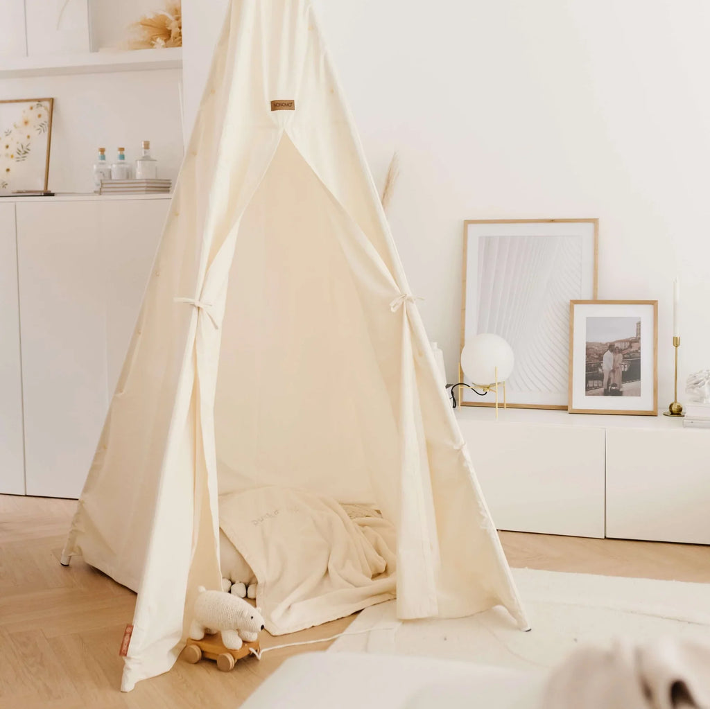 Nonomo Teepee tent 4 legs | White