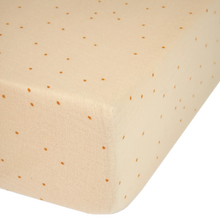 Nobodinoz fitted sheet Wabi Sabi 70x140x15cm | Dots Ginger