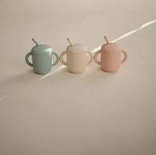 Mushie exercise cup With straw | Blush