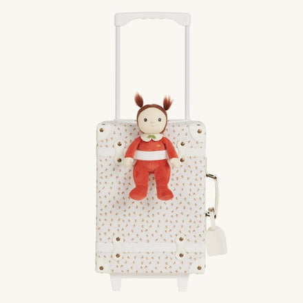 Olli Ella See-Ya Suitcase Trolley | Leafed Mushroom