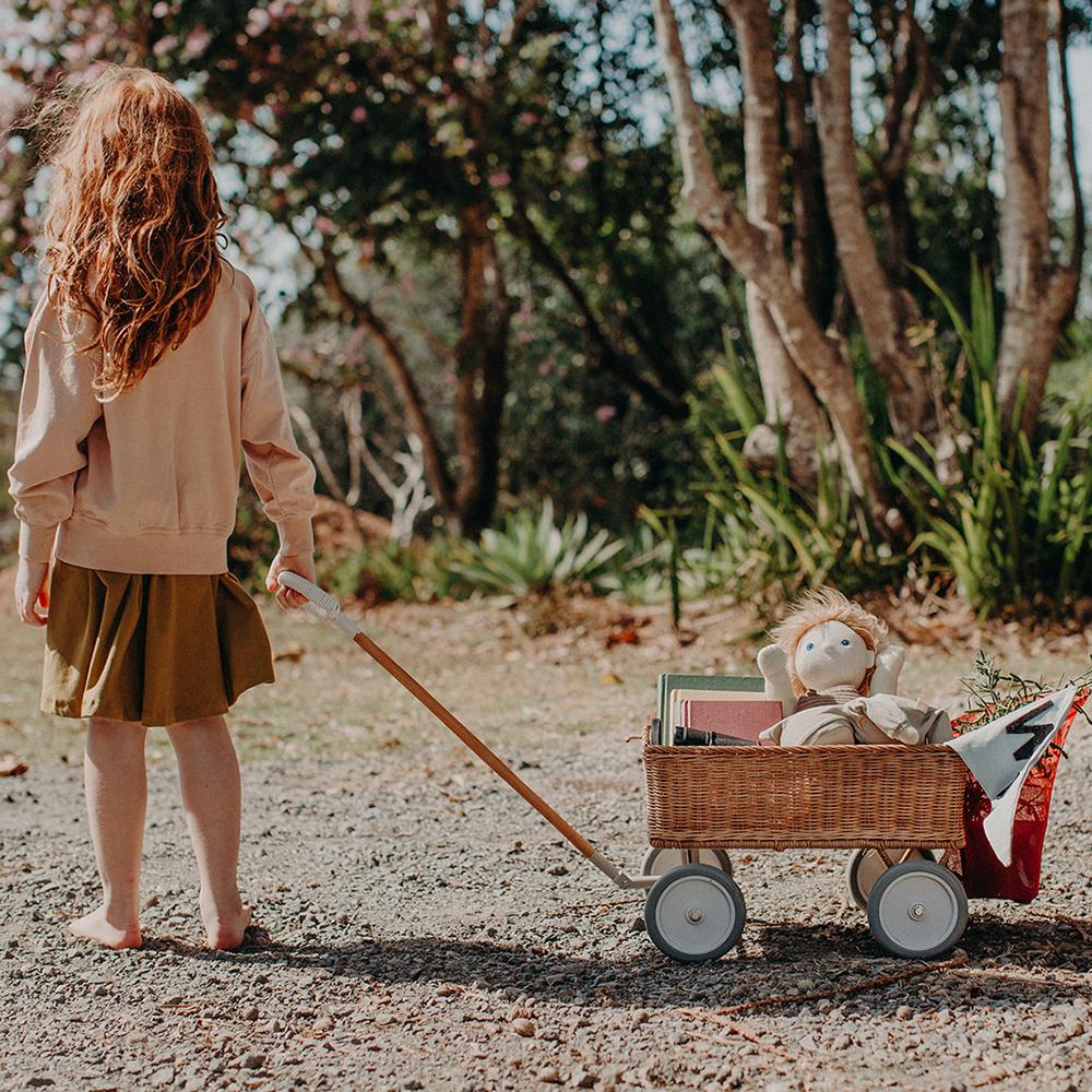 Olli Ella Rattan Wonder Wagon | Natural