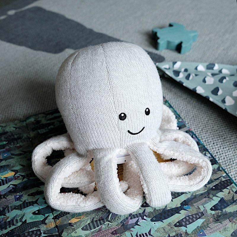 Flow Amsterdam Plush With heart rate Olly Octopus Grey