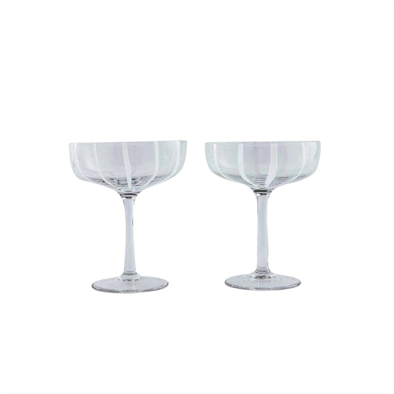 Oyoy Living Mizu Set 2 Champagne glasses | Clear *