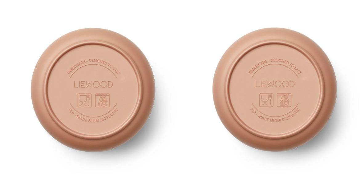 Liewood Stine Cup 2-Pack | Cat /Pale Tuscany