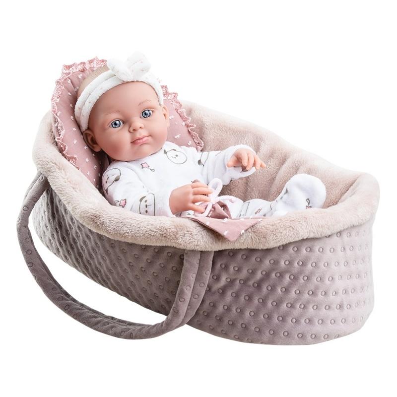 Paola Reina Doll Girl in basket